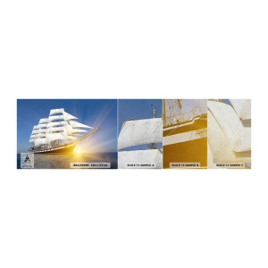 Fotótapéta Minta Premium Sand - Soha nem múlik el az idejük - Tenger, Vitorlás hajó, Hajó - 100x30 cm