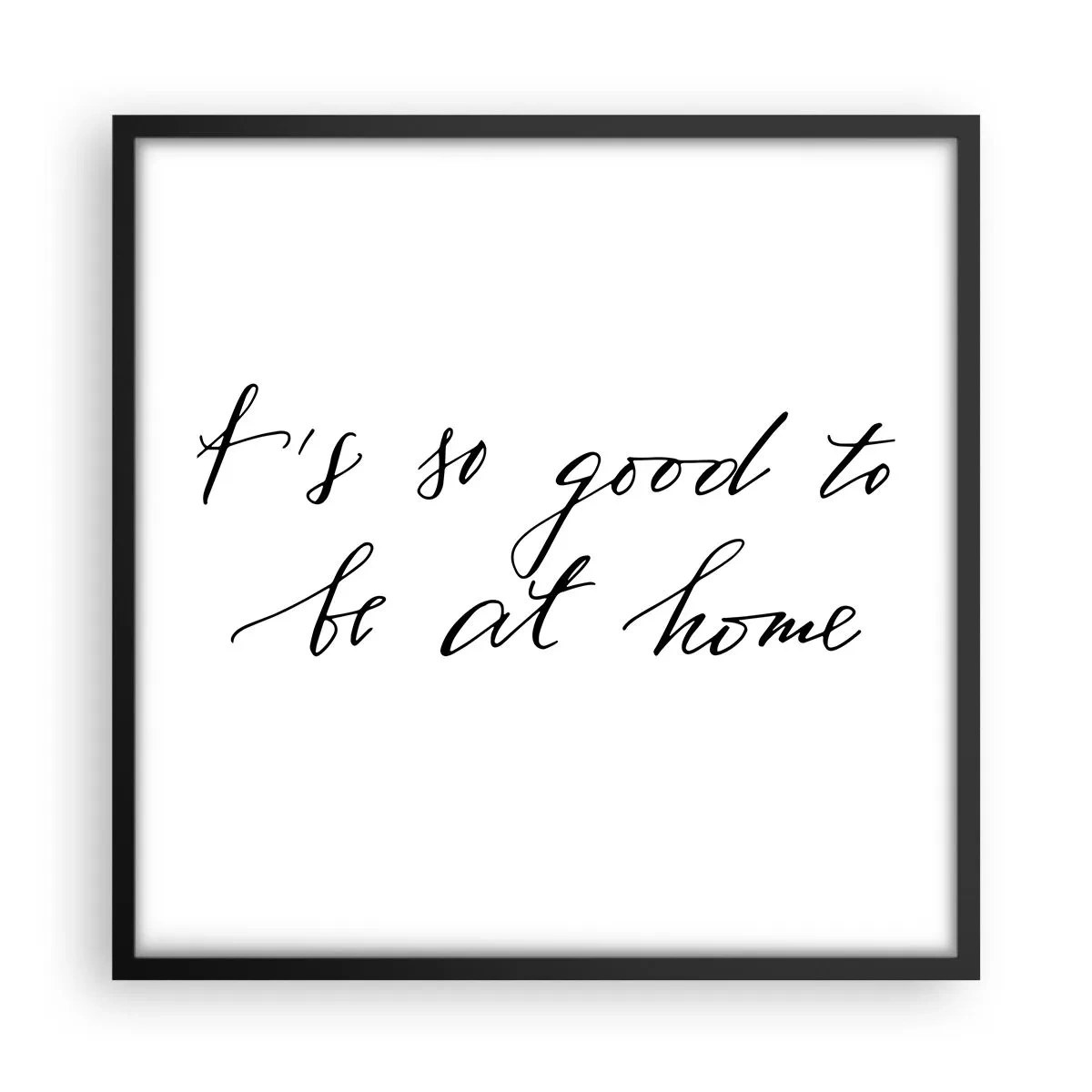 Poszter fehér keretben - Teljes igazság - 50x50 cm