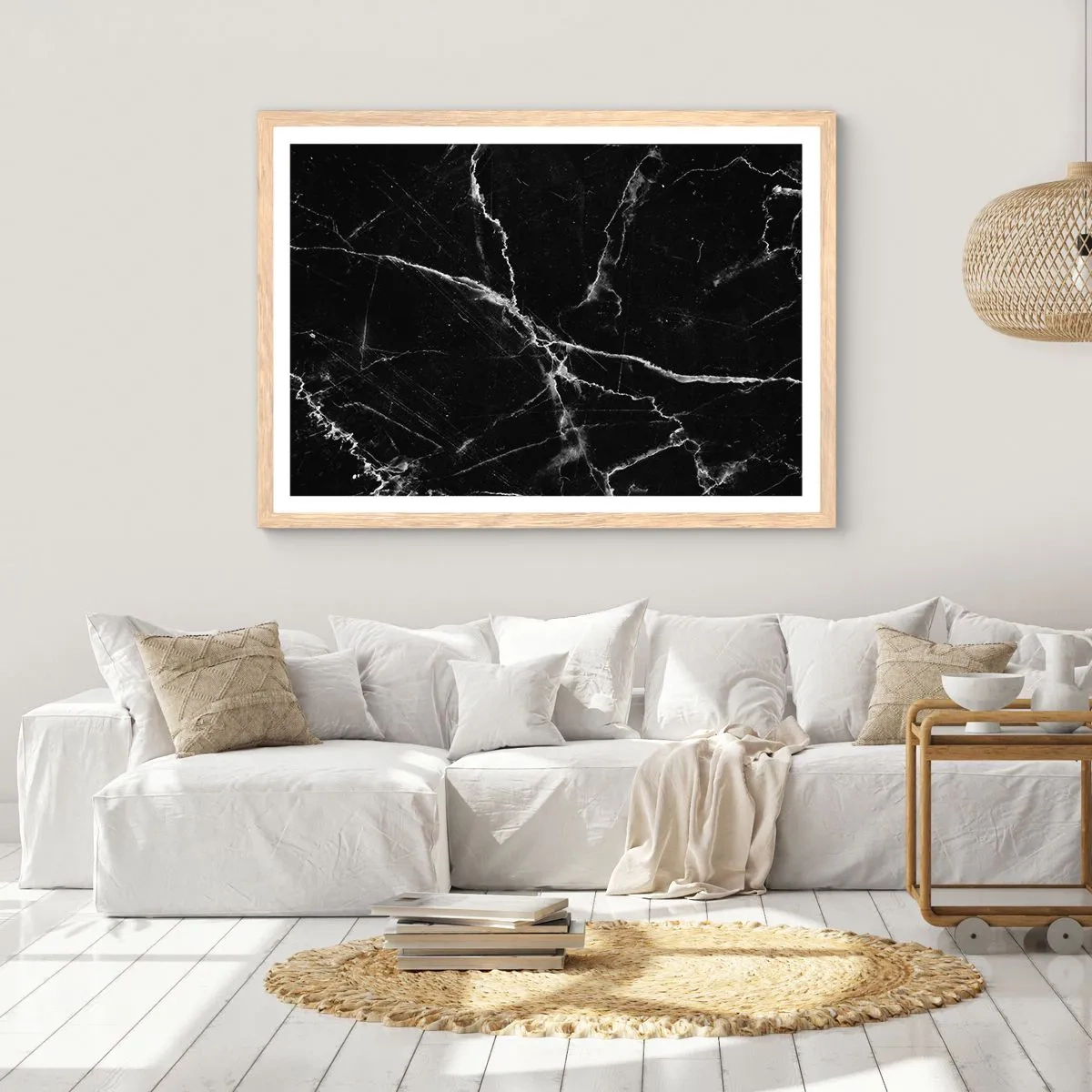 Poszter világos tölgy keretben - A kő titkos élete - 40x30 cm