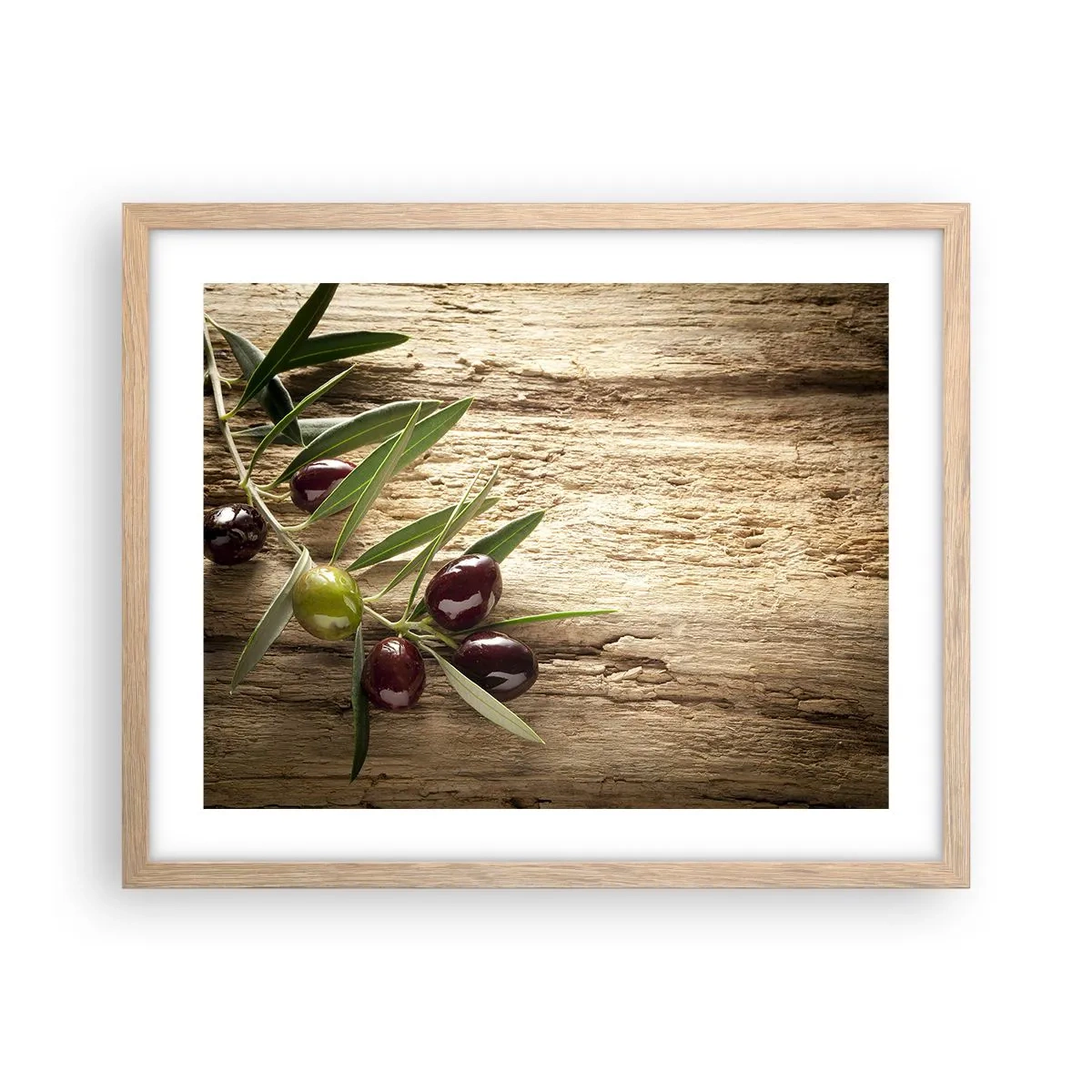 Poszter világos tölgy keretben - Egyenesen a természetből - 50x40 cm