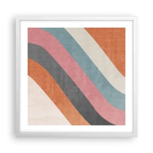 Poszter fekete keretben - Diagonális kompozíció - mozgás - 50x50 cm