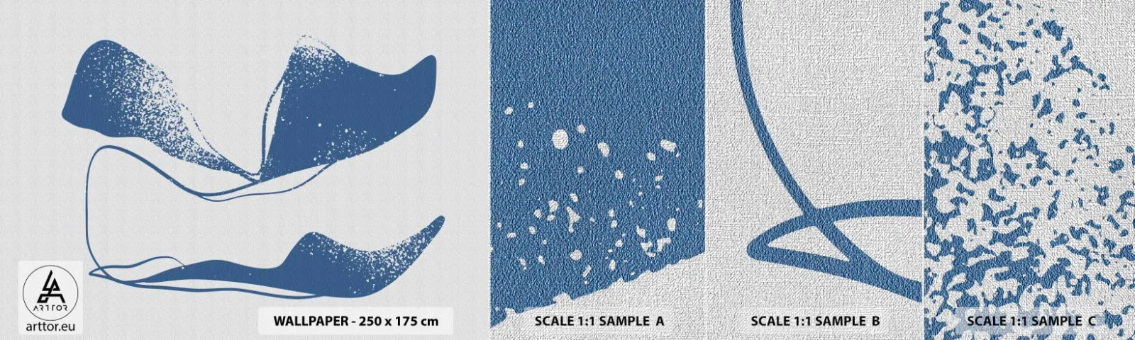 Fotótapéta Minta Premium Canvas - Szárnyas absztrakció - Minimalizmus, Absztrakció, Darab - 100x30 cm