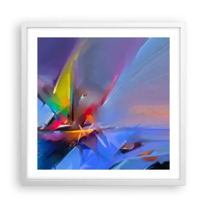 Poszter fekete keretben - Propellerek, mint a madár - 50x50 cm