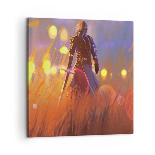 Vászonkép - Tévedő lovag - 60x60 cm