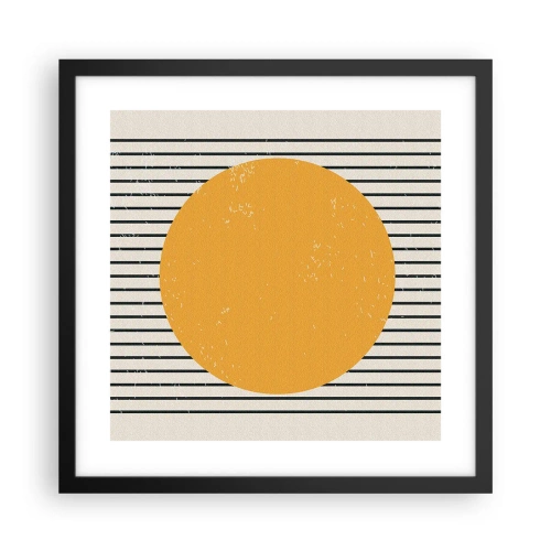 Poszter fehér keretben - Az egyszerűség ereje - 40x40 cm