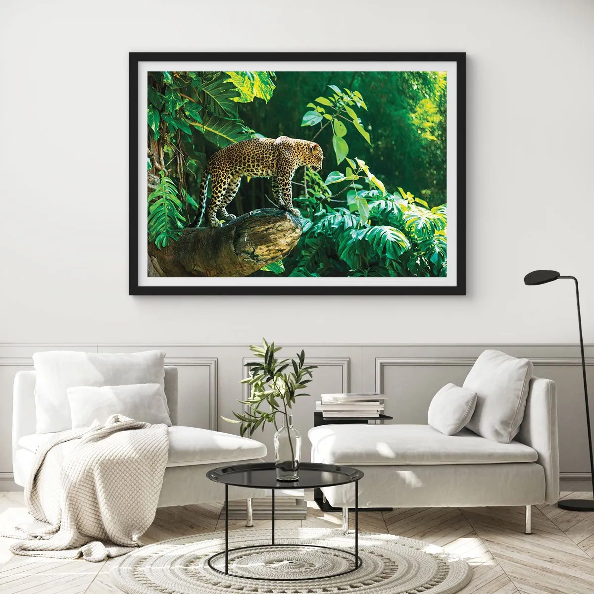 Poszter fehér keretben - A vadászatra? - 100x70 cm
