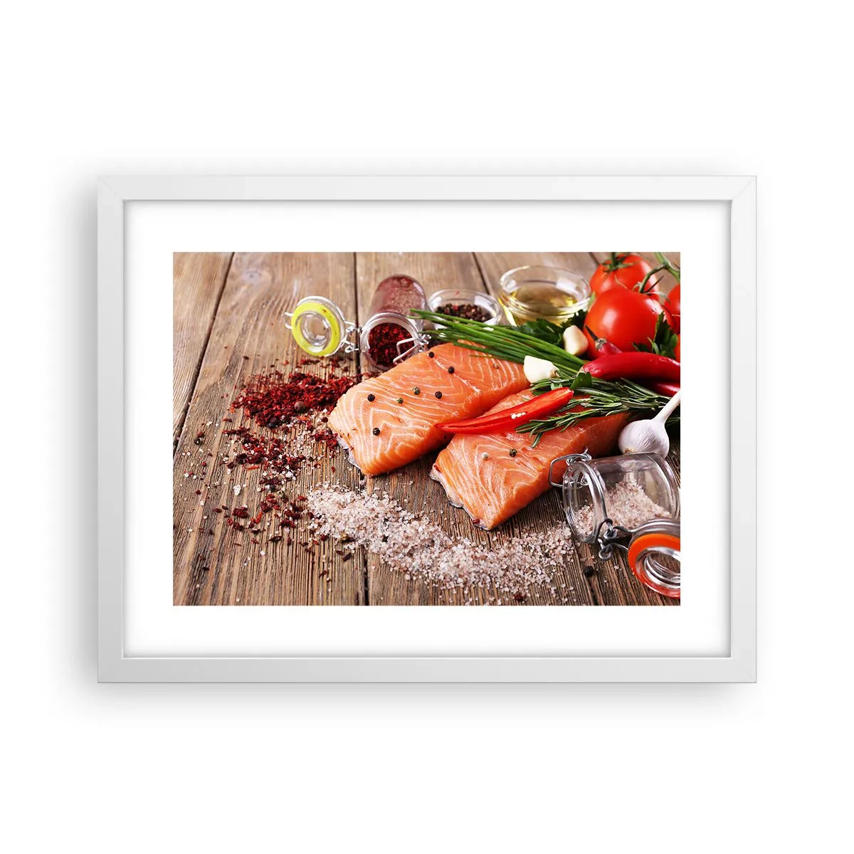 Poszter fekete keretben - Norvég kaland a konyhában - 40x30 cm