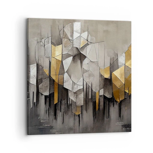 Vászonkép - Kompozíció jégből és fényből - 70x70 cm