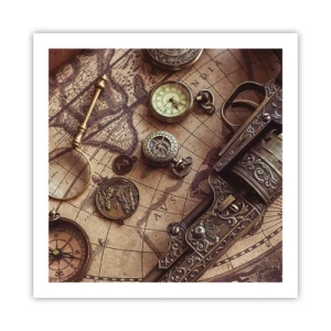 Poszter - Hív a kaland  - 60x60 cm