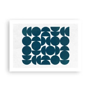 Poszter - Körök és félkörök - 70x50 cm