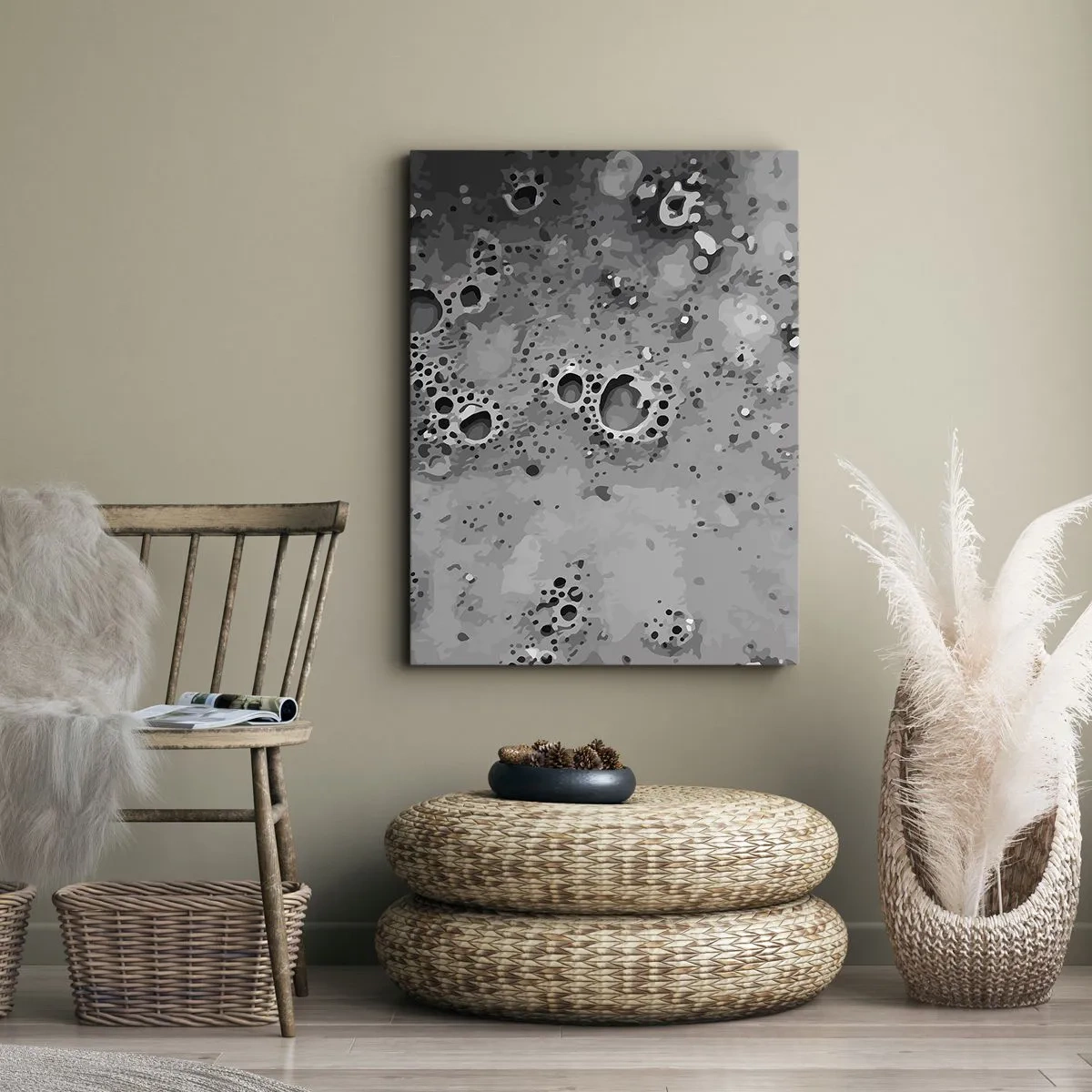 Vászonkép - Mint egy holdbéli táj - 50x70 cm