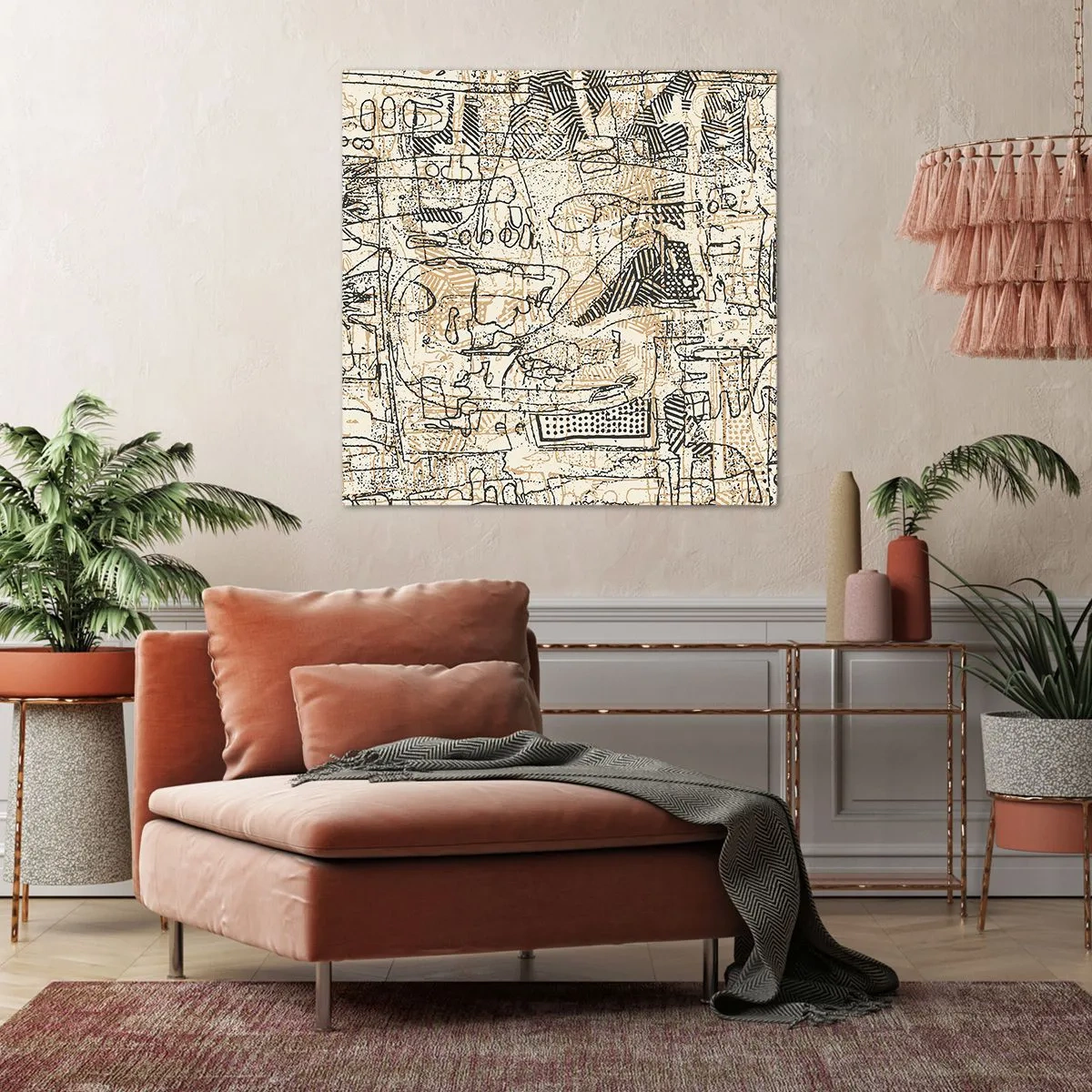 Vászonkép - Dekódolásra vár - 60x60 cm