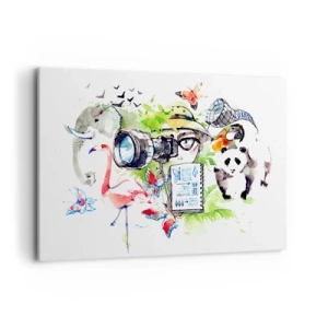 Vászonkép - Az utazó lencséjében - 100x70 cm