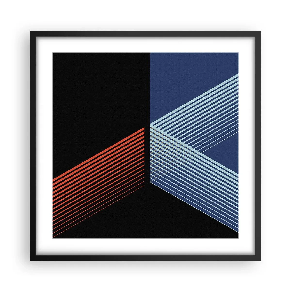 Poszter fehér keretben - Egyszerű történet - 50x50 cm