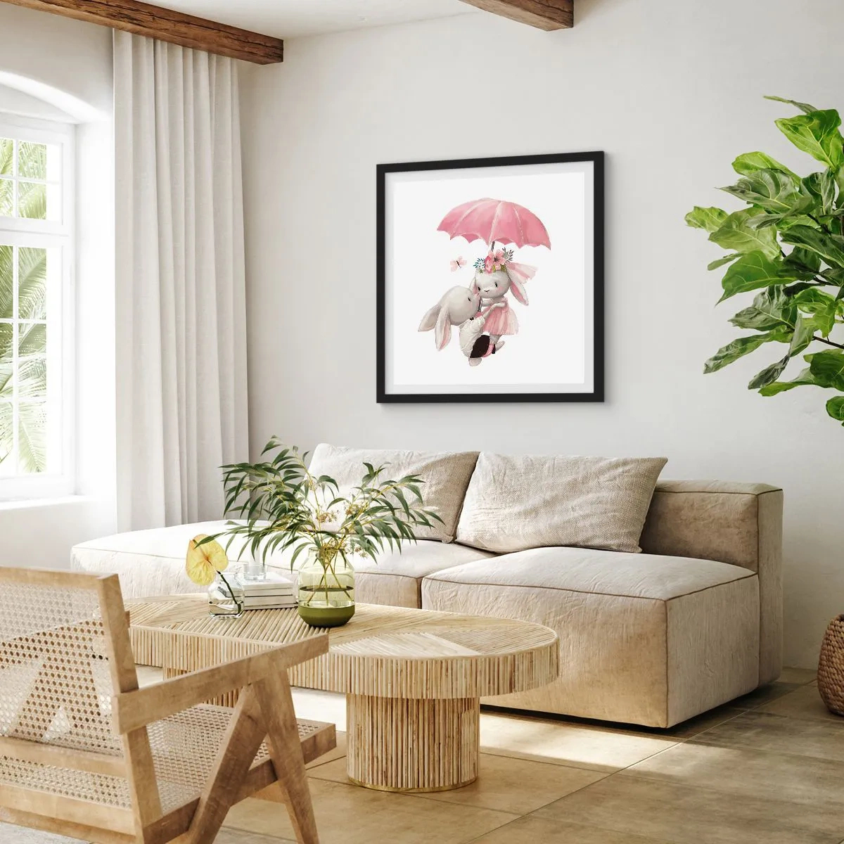 Poszter fehér keretben - Ez a szerelem - 50x50 cm