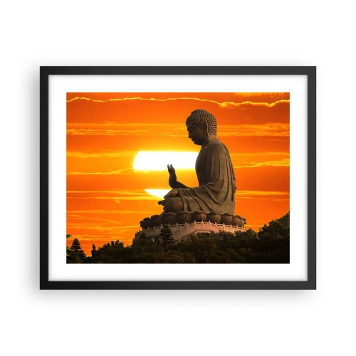 Poszter fehér keretben - Félelem nélkül a világtól - 50x40 cm