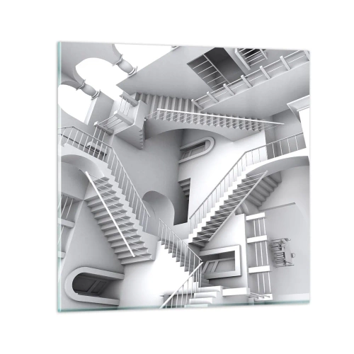 Üveg kép - A tér paradoxonjai - 60x60 cm