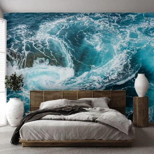 Fotótapéta Premium Canvas - A kapu a Föld közepébe - Tenger, Absztrakció, Darab - 200x140 cm