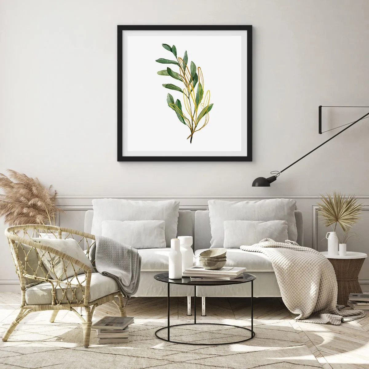 Poszter fehér keretben - Minden, ami jó - 40x40 cm