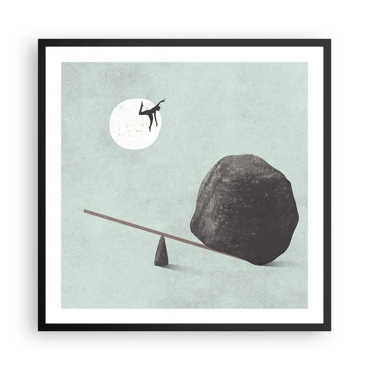 Poszter fehér keretben - Valóra vált álom. - 60x60 cm