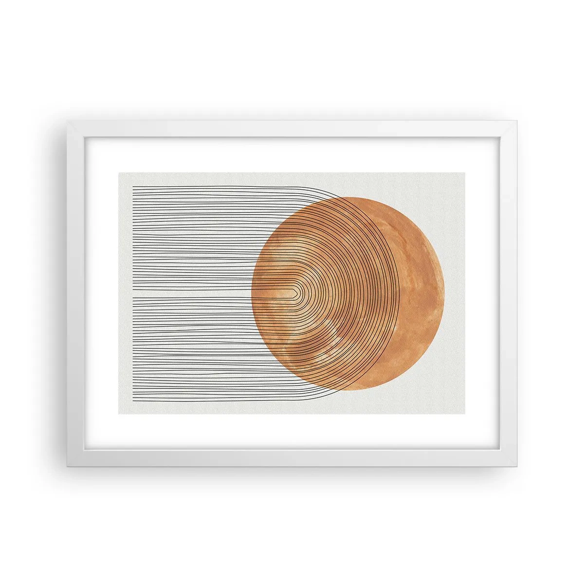 Poszter fekete keretben - Egy napsütéses kompozíció - 40x30 cm