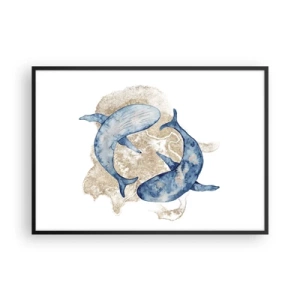 Poszter fehér keretben - Barátság vagy szerelem? - 100x70 cm