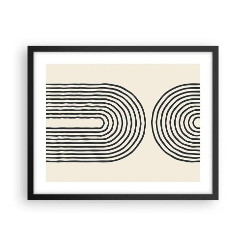 Poszter fehér keretben - Bármelyik percben ... - 50x40 cm