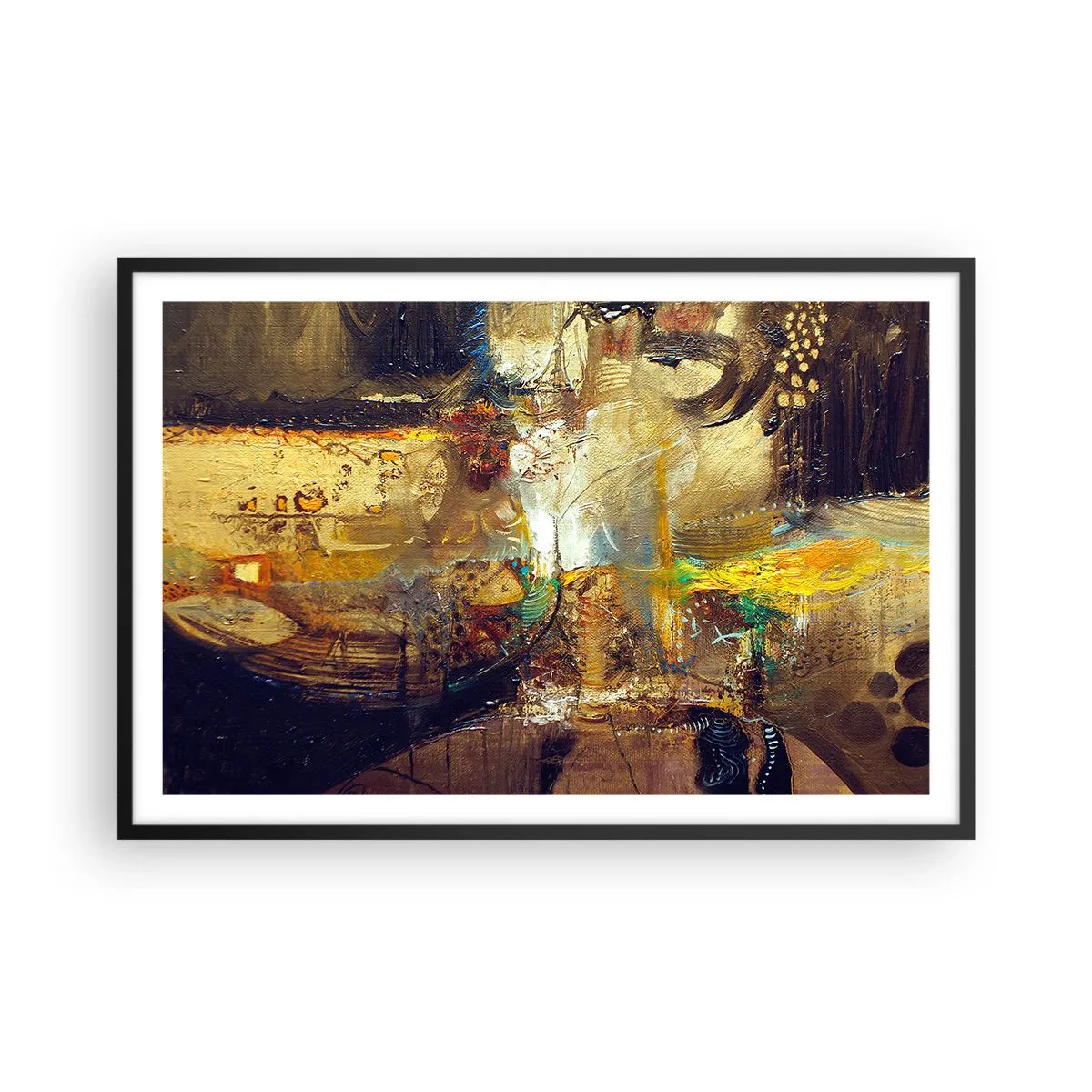 Poszter fehér keretben - Hideg, melegebb,meleg - 91x61 cm