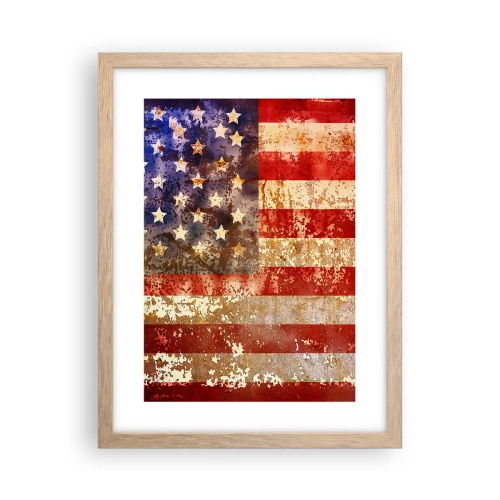 Poszter világos tölgy keretben - A dicsőség nem múlik el - 30x40 cm