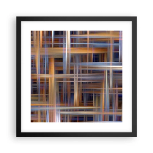 Poszter fehér keretben - Fényből szőtt - 40x40 cm
