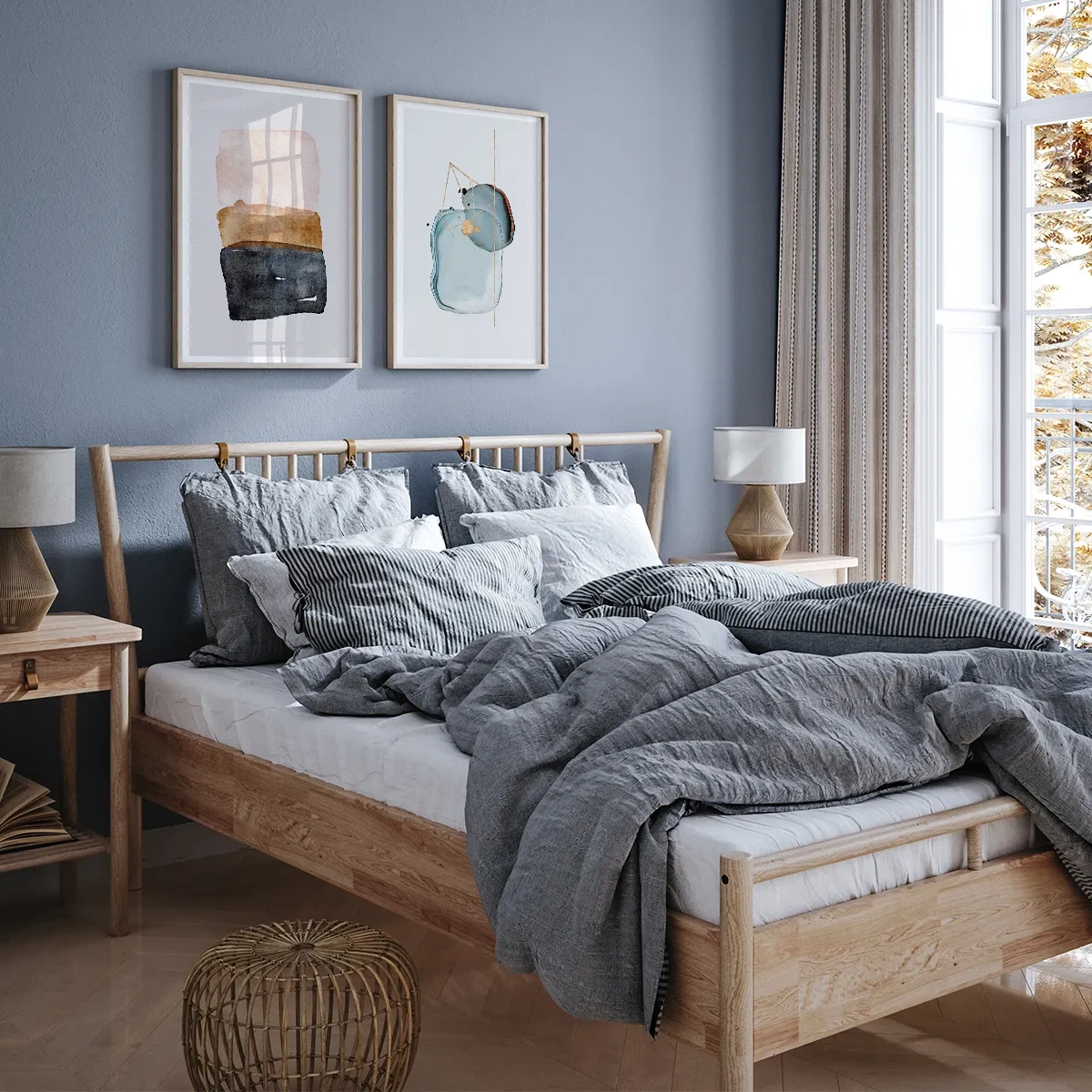 Light blue bedroom - Inspiráció a hálószobához