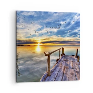 Vászonkép - Megnyugszik a szél - 50x50 cm