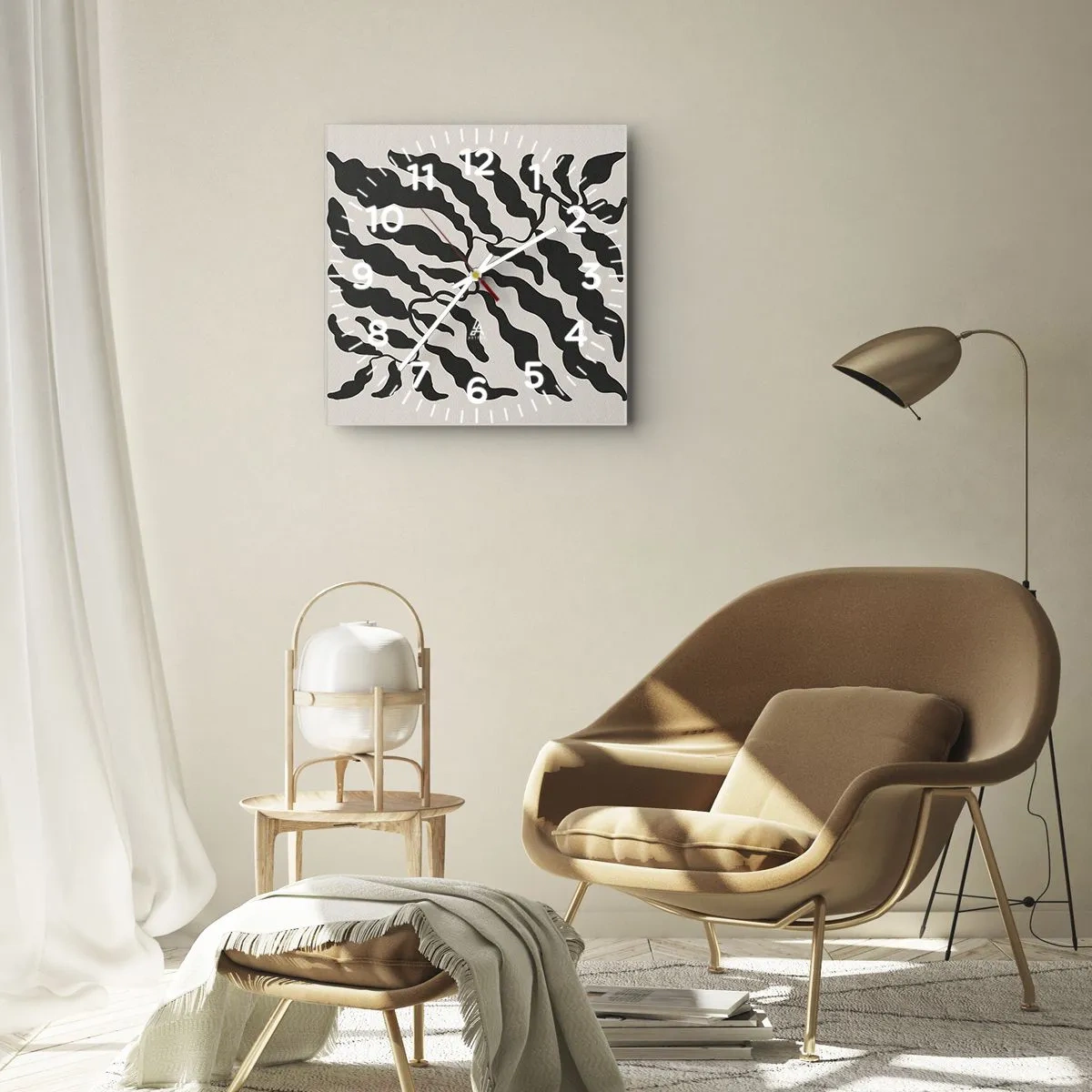 Falióra, Óra - A tér természete - 30x30 cm