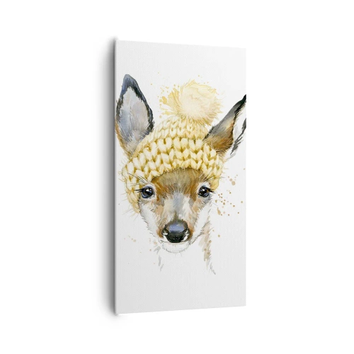 Vászonkép - Télre havas erdőben - 65x120 cm