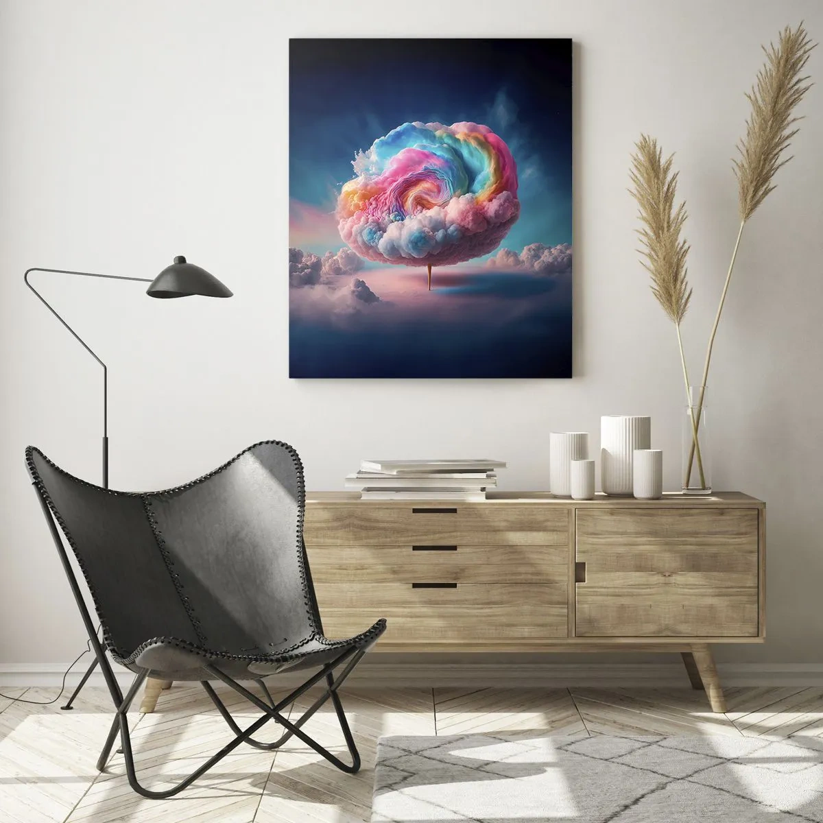 Üveg kép - Álom egy vidámparkról - 50x70 cm
