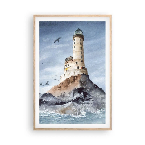 Poszter világos tölgy keretben - Legyőzhetetlen - 61x91 cm