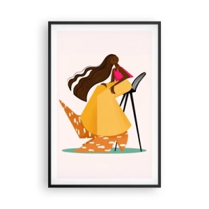 Poszter fehér keretben - A divat is szórakoztató - 61x91 cm