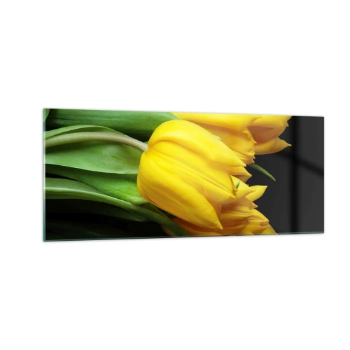 Üveg kép - Tiszta napból készült - 100x40 cm