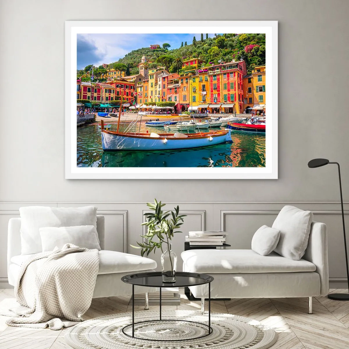 Poszter fekete keretben - Olasz délelőtt - 40x30 cm