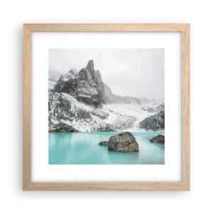 Poszter világos tölgy keretben - Őrségben - 30x30 cm