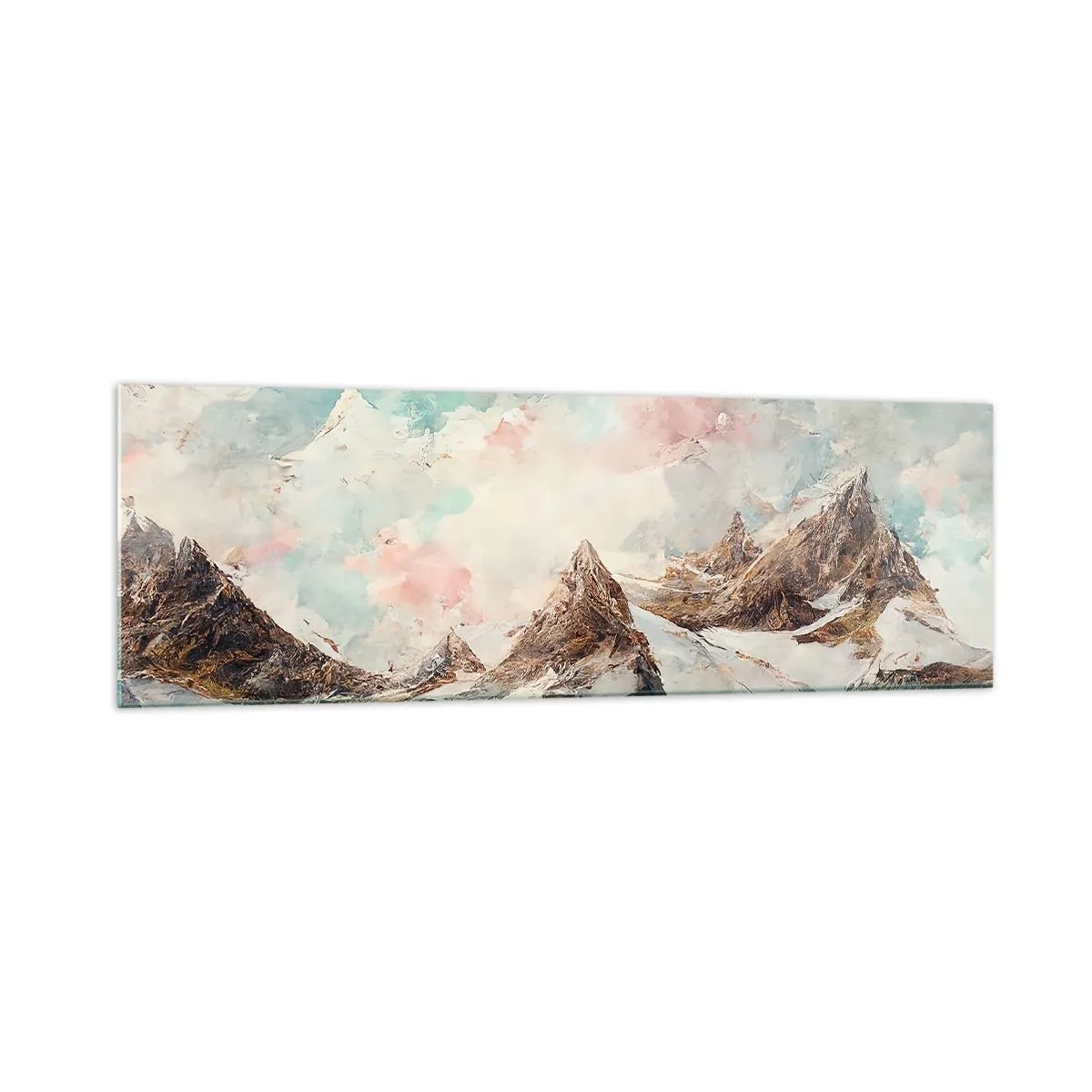 Üveg kép - Sziklás pengék - 160x50 cm