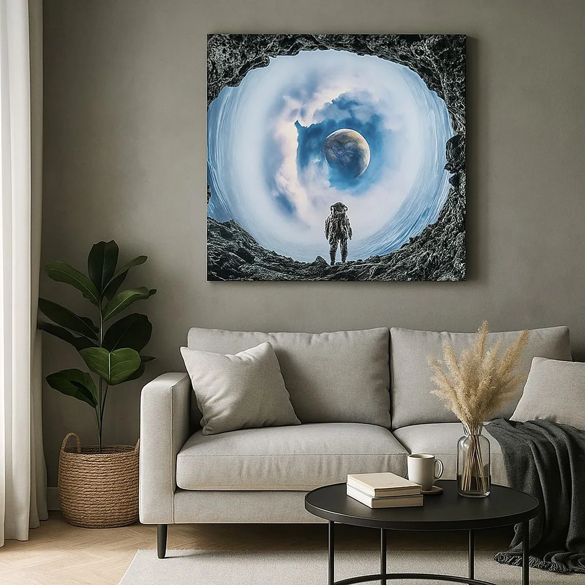 Vászonkép - Nincs messze otthontól - 30x30 cm