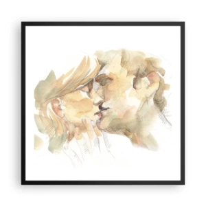 Poszter fehér keretben - Meglelt másik fél? - 60x60 cm