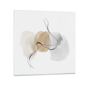 Üveg kép - Léggyöngyök - 30x30 cm