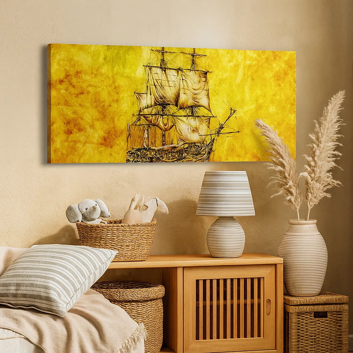 Vászonkép - Irány Tortuga! - 30x30 cm