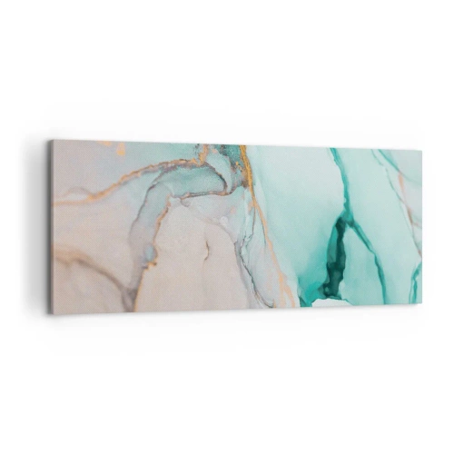 Vászonkép - Formák és színek tánca - 120x50 cm