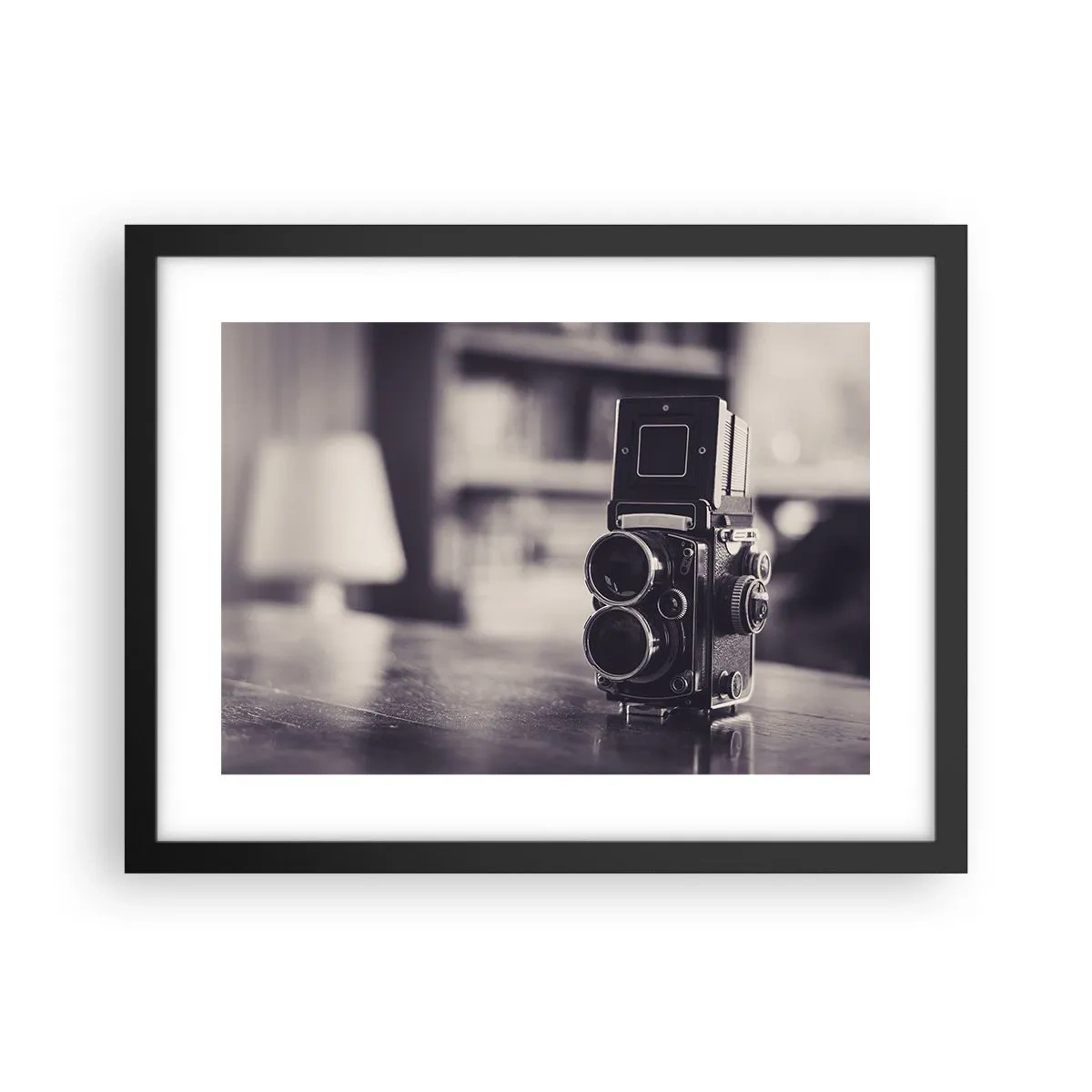 Poszter fehér keretben - Egy régi fénykép varázsa - 40x30 cm