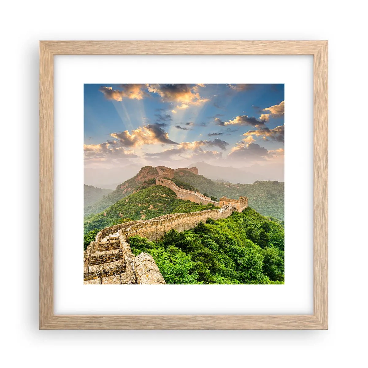 Poszter világos tölgy keretben - Örökké tartó nagyság - 30x30 cm