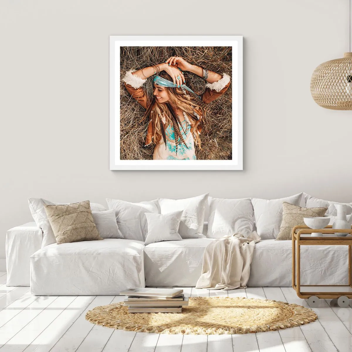 Poszter fekete keretben - Útban a szerelem nyara felé - 40x40 cm