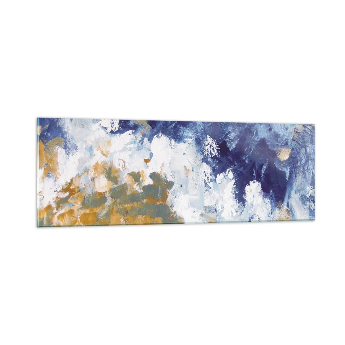 Üveg kép - Az elemek tánca - 90x30 cm